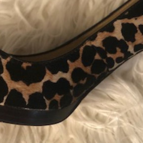 Coach leopard hair heels size 7.5B - Picture 8 of 8